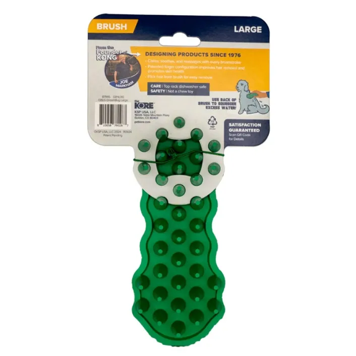 Силіконова масажна щітка Safari GroomBug велика — Photo 4