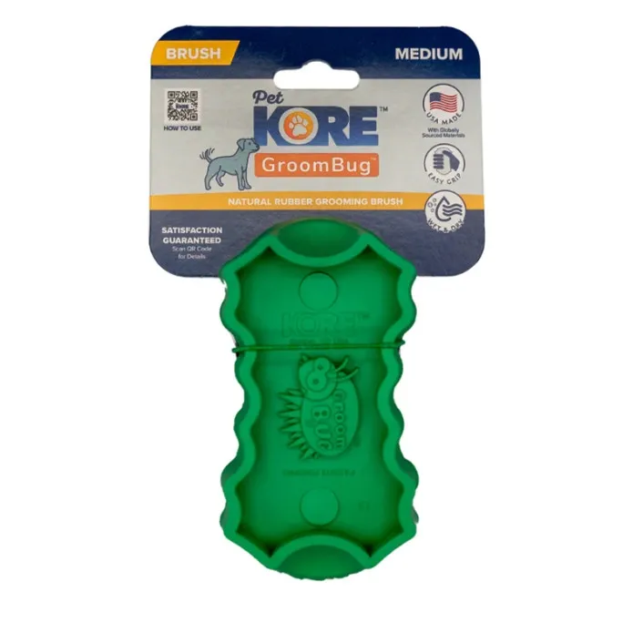 Силіконова масажна щітка Safari GroomBug середня — Photo 7