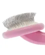Puf redondo grande y suave con dientes medianos Barracuda Negro/Rosa R — Foto 15