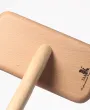 Большая мягкая пуходерка-slicker со средними зубцами TAA Comb Wood L — Фото 12