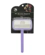 Puf mediano suave con dientes medianos Barracuda Violeta/Negro M — Foto 13