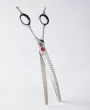 Tijeras de acabado de contorno Groom Soul Elements Fire de 7,5" y 24 dientes — Foto 11
