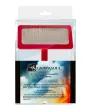 Мала м'яка пуходерка з середніми зубцями Groom Soul Natural Red\Black — Фото 25