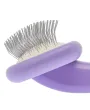 Puf mediano suave con dientes medianos Barracuda Violeta/Negro M — Foto 15