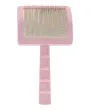 Велика пуходерка-слікер з м'якими зубцями Groom Soul Pro Pink — Фото 13