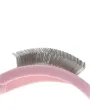 Велика пуходерка-слікер з м'якими зубцями Groom Soul Pro Pink — Фото 15