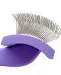 Мала пуходерка з довгими зубцями Groom Soul Violet Series S — Фото 16