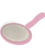 Puf redondo grande y suave con dientes medianos Barracuda Negro/Rosa R — Foto 10