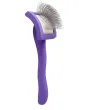 Мала пуходерка з довгими зубцями Groom Soul Violet Series S — Фото 19