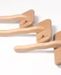 Большая мягкая пуходерка-slicker со средними зубцами TAA Comb Wood L — Фото 14