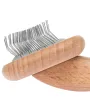 Pequeño y suave slicker con dientes medianos Barracuda Wooden S — Foto 3